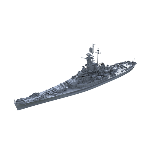 SSC136 Military Model USS South Dakota Class South Dakota Battleship (BB-57) Water Line
