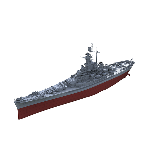 SSC136S Military Model USS South Dakota Class South Dakota Battleship (BB-57) Full Hull