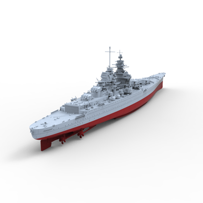 SSC145S Military Model NMF Richelieu cCass Clemenceau Battleship Full Hull