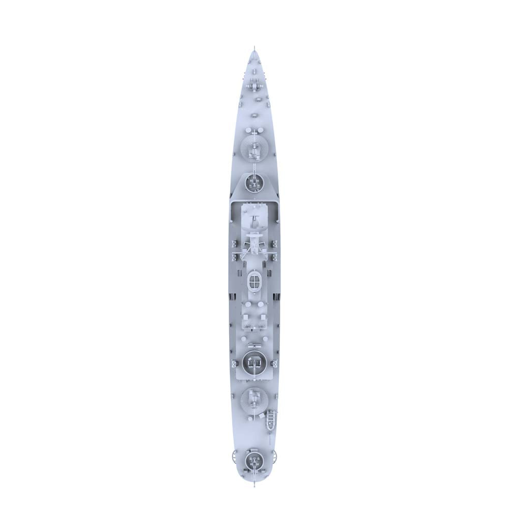 SSC148 Military Model IR Bayandor Class Frigate Water Line