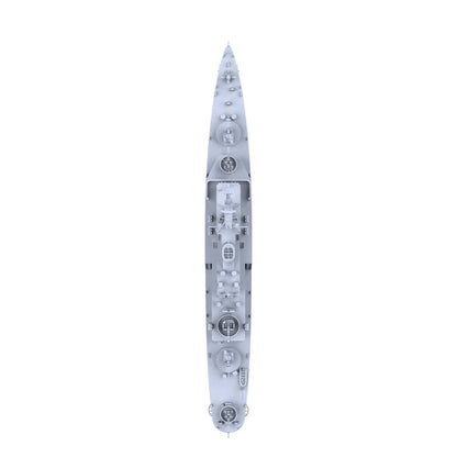 SSC148 Military Model IR Bayandor Class Frigate Water Line