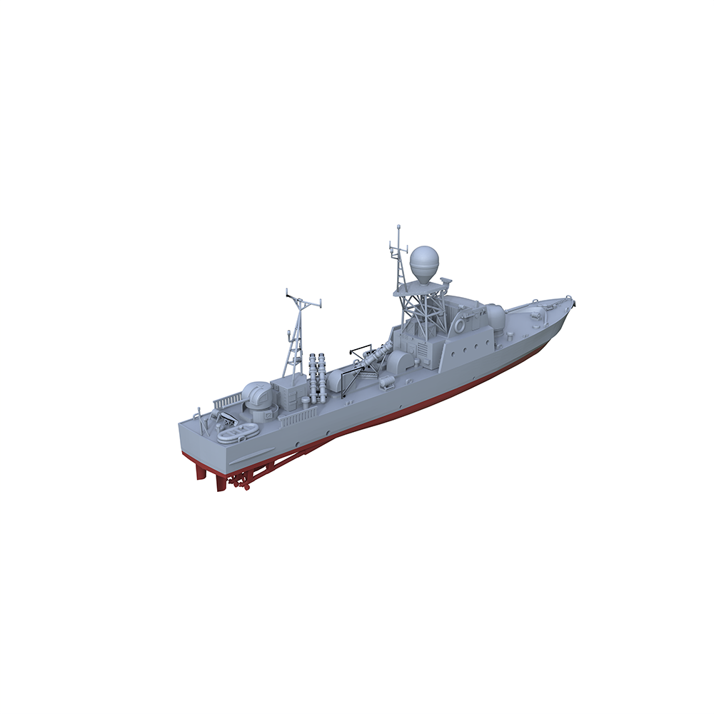 SSC149S Military Model IR La Combattante IIa Missile Boat Full Hull