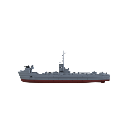 MRY-SFW SSC152S US Navy LSM 1 Class Landing Ship Medium Full Hull Resin Warship Military Ship Model Hobby Collection Unassembled Unpainted