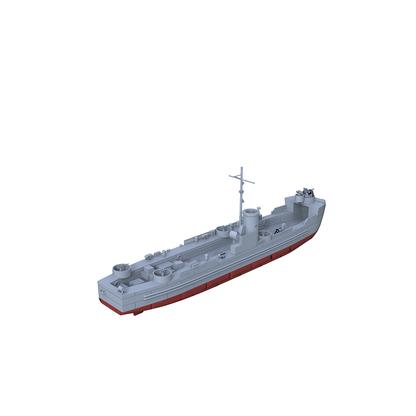 MRY-SFW SSC152S US Navy LSM 1 Class Landing Ship Medium Full Hull Resin Warship Military Ship Model Hobby Collection Unassembled Unpainted