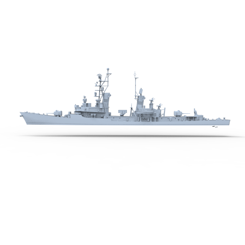 SSC154 Military Model FRG L¨¹tjens Class Destroyer Water Line
