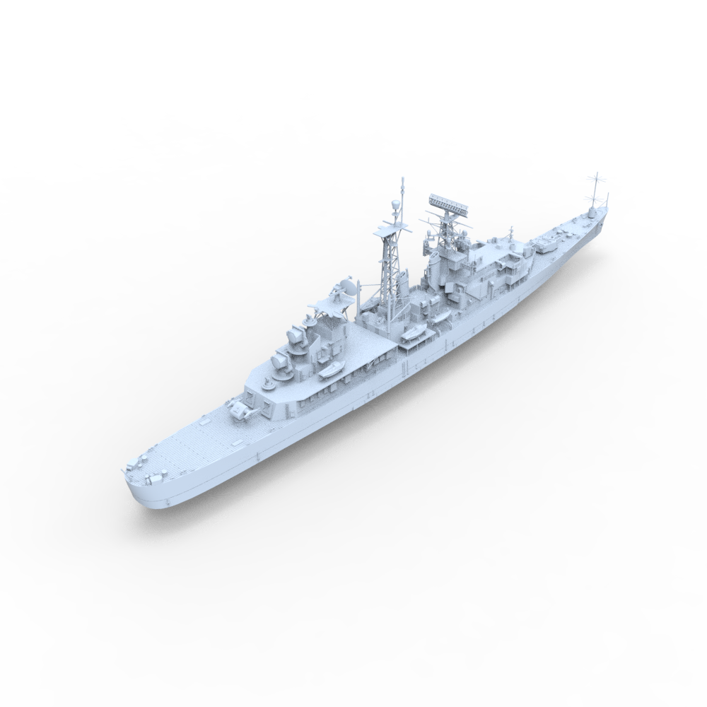 SSC157  Military Model USS Galveston Class Little Rock CLG-4 Missile Cruiser Water Line