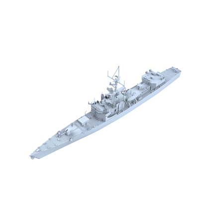 SSC158 Military Model USS DE-1040 Garcia Class Frigate Water Line