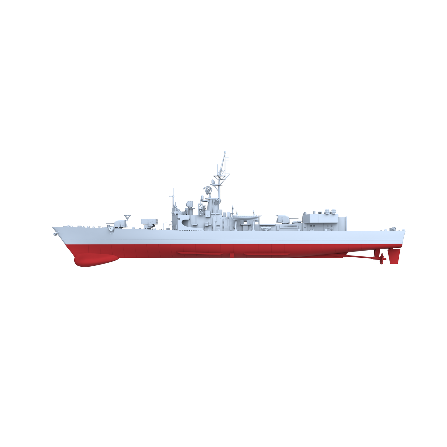 SSC158S Military Model USS DE-1040 Garcia Class Frigate Full Hull