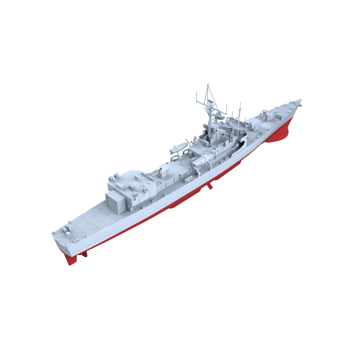 SSC158S Military Model USS DE-1040 Garcia Class Frigate Full Hull