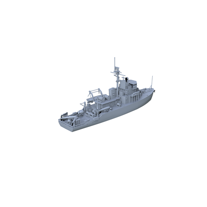 SSC160 Military Model  USS Aggressive CLass Minesweeper Water Line