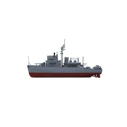 SSC160S  Military Model  USS Aggressive CLass Minesweeper Full Hull