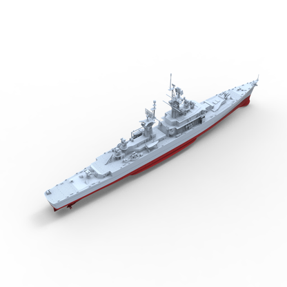 SSC164S  Military Model USS Leahy Class Cruiser 1968 Full Hull