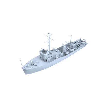 SSC166  Military Model USS Adjutant Class Minesweeper Water Line