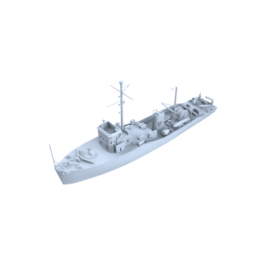 SSC166  Military Model USS Adjutant Class Minesweeper Water Line