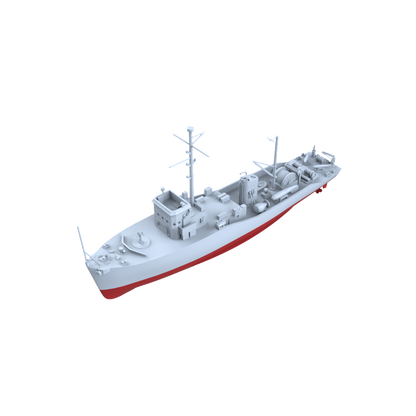 SSC166S Military Model USS Adjutant Class Minesweeper Full Hull