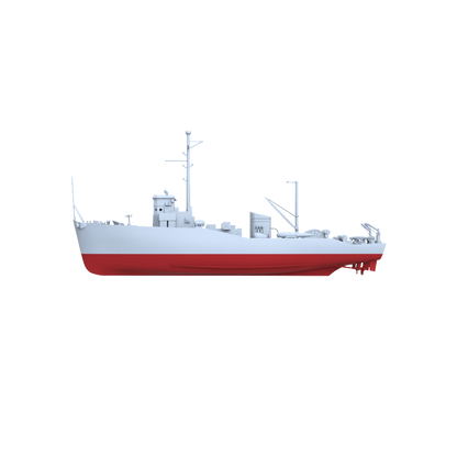 SSC166S Military Model USS Adjutant Class Minesweeper Full Hull