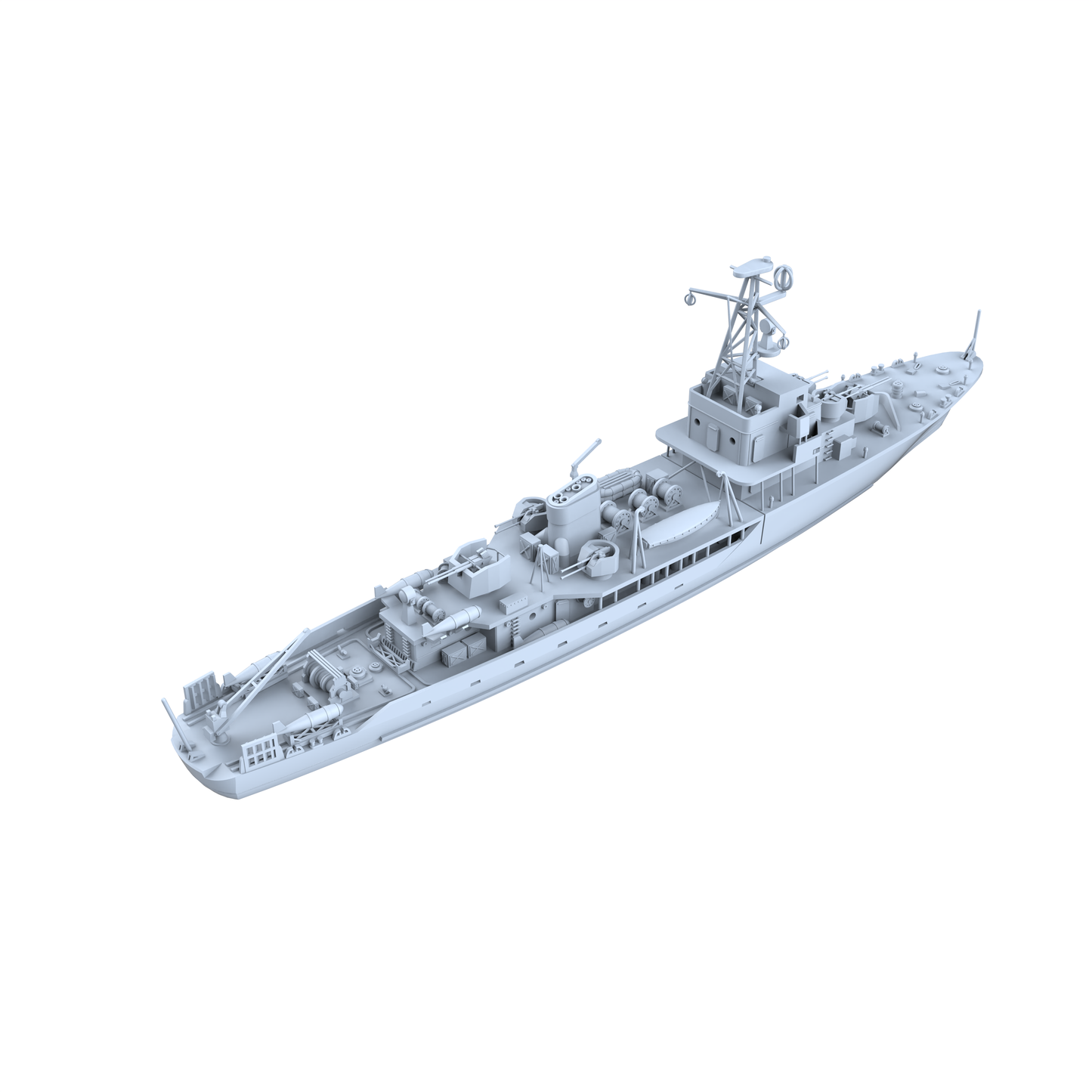 SSC172 Military Model CNS Type 6610 Minesweeper Water Line
