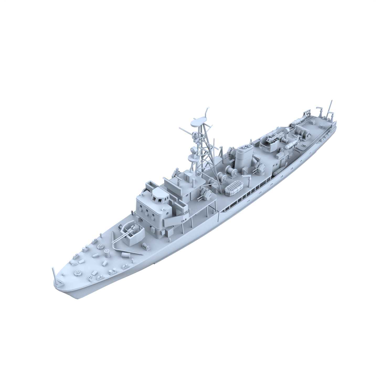 SSC173  Military Model USSR Soviet Union T43 Class Minesweeper Water Line