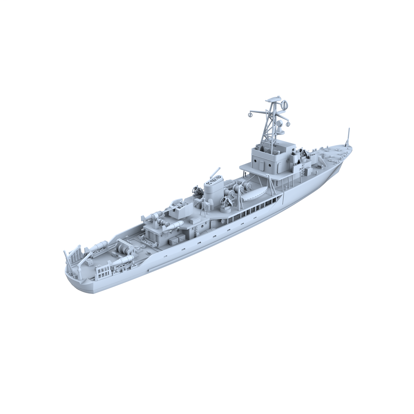 SSC174 Military Model USSR Soviet Union T43K Class Minesweeper Water Line