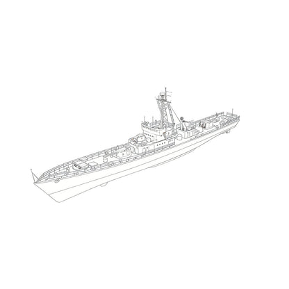 SSC176S Military Model CNS Hainan Class Submarine Chaser Full Hull