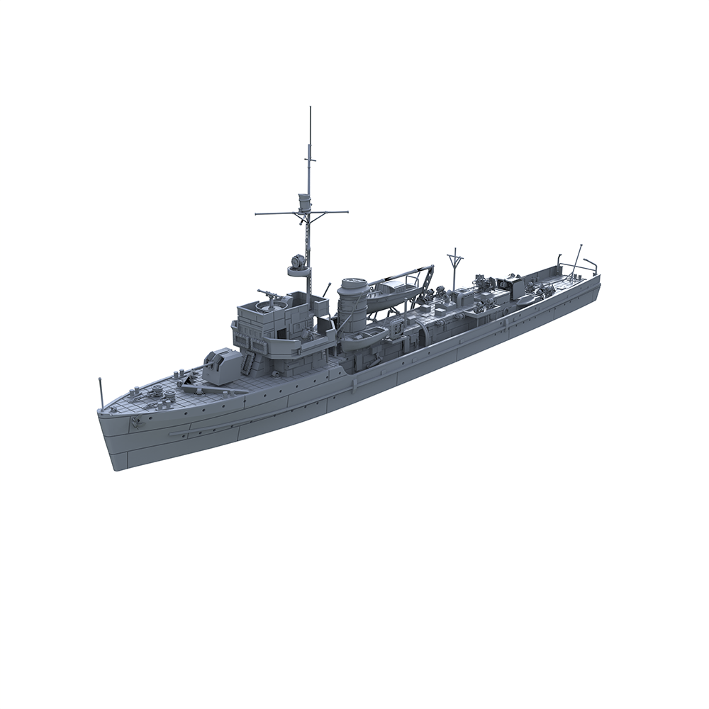 SSC184 Military Model German DKM M 17, Minensuchboot Typ 1935 Water Line