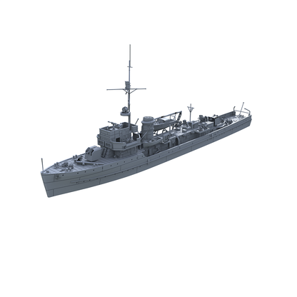 SSC184 Military Model German DKM M 17, Minensuchboot Typ 1935 Water Line