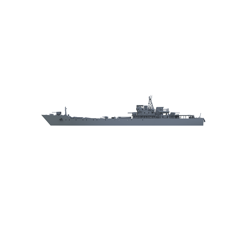SSC191 Military Model CNS Hainan Class Submarine Chaser Water Line