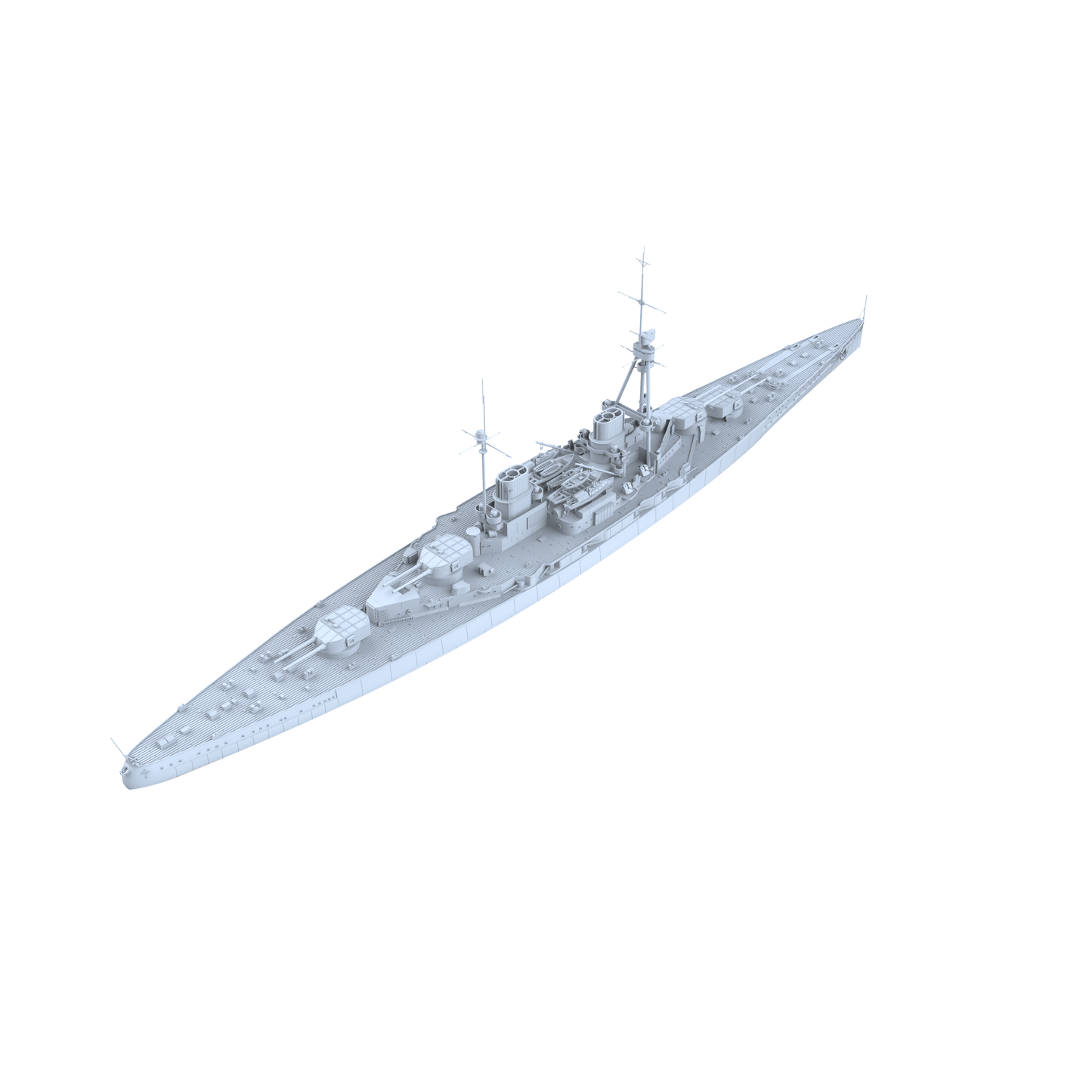MRY-SFW SSC192 Germany SMS Derfflinger Derfflinger class Battlecruiser Water Line Resin Warship Military Ship Model Hobby Collection Unassembled Unpainted