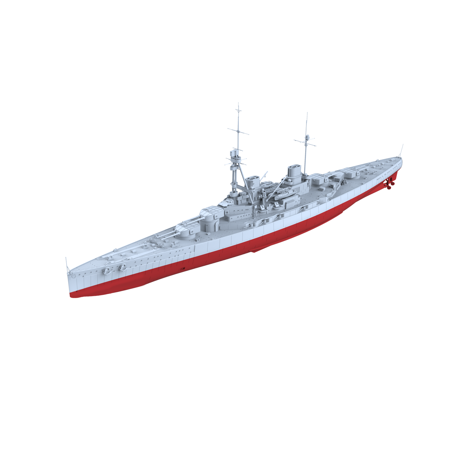MRY-SFW SSC192S Germany SMS Derfflinger Derfflinger class Battlecruiser Full Hull Resin Warship Military Ship Model Hobby Collection Unassembled Unpainted