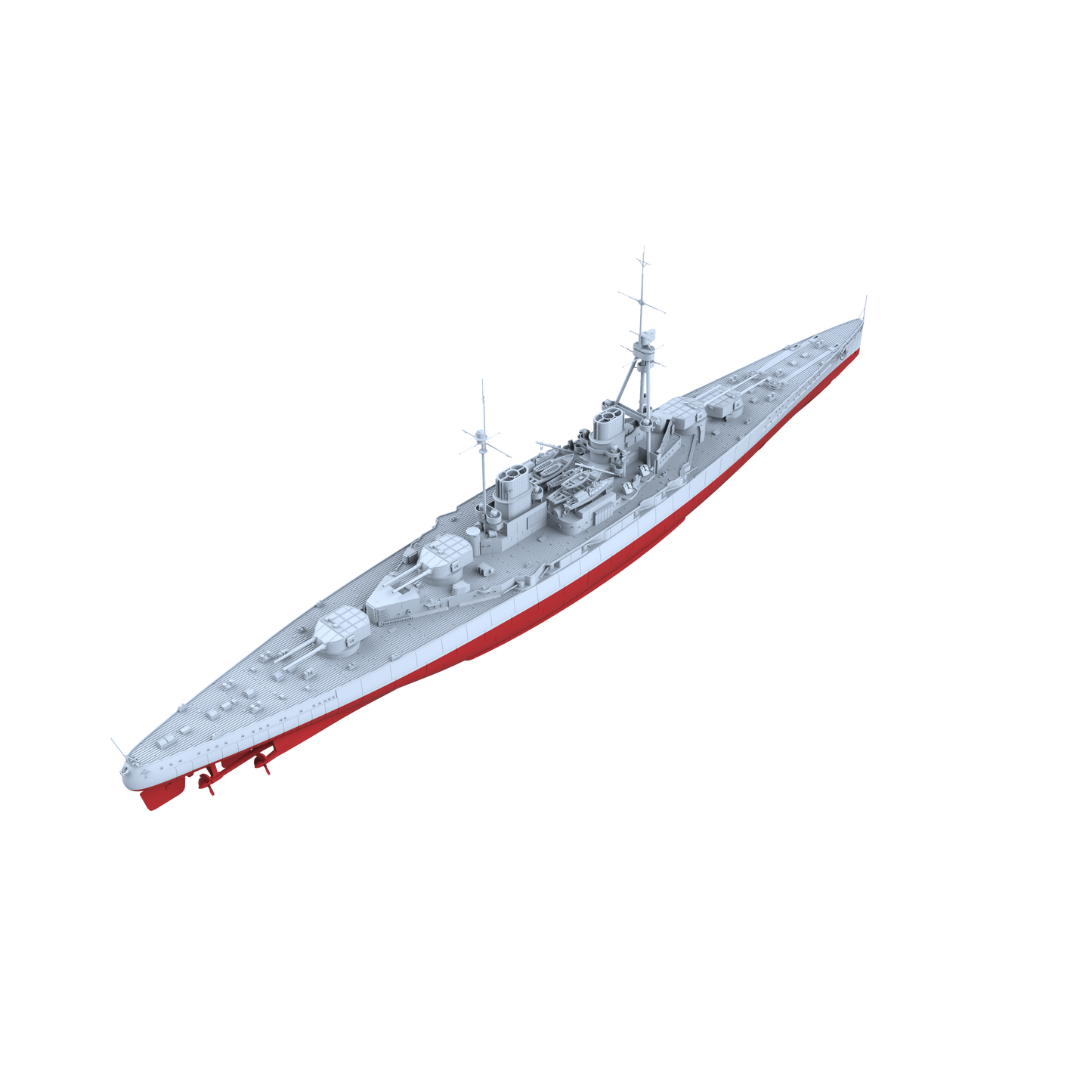 MRY-SFW SSC192S Germany SMS Derfflinger Derfflinger class Battlecruiser Full Hull Resin Warship Military Ship Model Hobby Collection Unassembled Unpainted