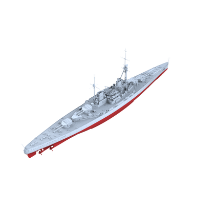 MRY-SFW SSC192S Germany SMS Derfflinger Derfflinger class Battlecruiser Full Hull Resin Warship Military Ship Model Hobby Collection Unassembled Unpainted