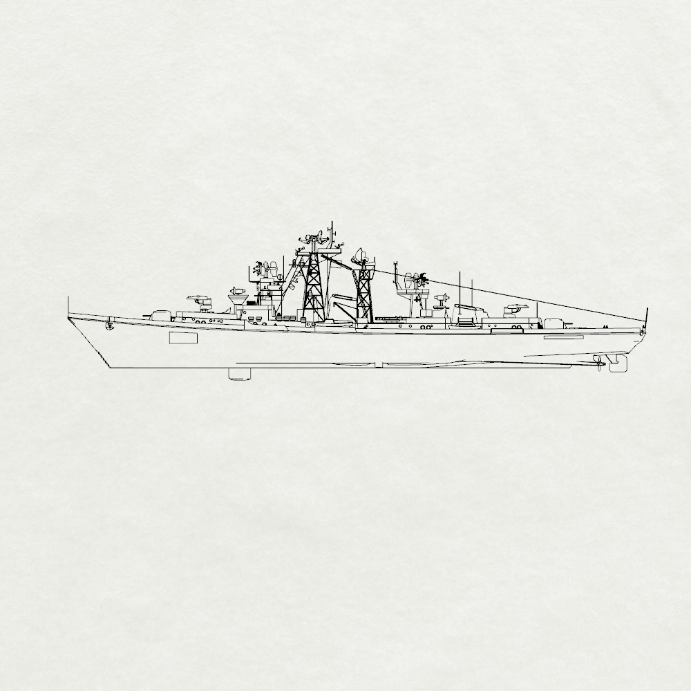 MRY-SFW SSC195 Soviet SN Kashin-class Project 61 Destroyer Water LineWater Line Resin Warship Military Ship Model Hobby Collection Unassembled Unpainted