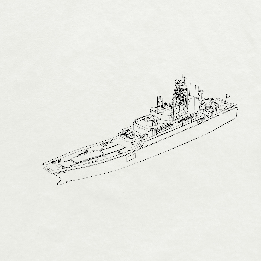 MRY-SFW SSC196S Soviet SN Ropucha-class Project 775 Landing Ship Tank Full Hull Resin Warship Military Ship Model Hobby Collection Unassembled Unpainted