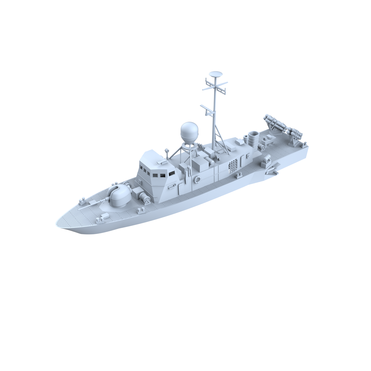 MRY-SFW SSC198 USA Navy Pegasus-class Pegasus PHM-1 Water Li – LCD 3D printed resin model kit, image 3