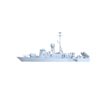 MRY-SFW SSC198 USA Navy Pegasus-class Pegasus PHM-1 Water Li – LCD 3D printed resin model kit, image 2