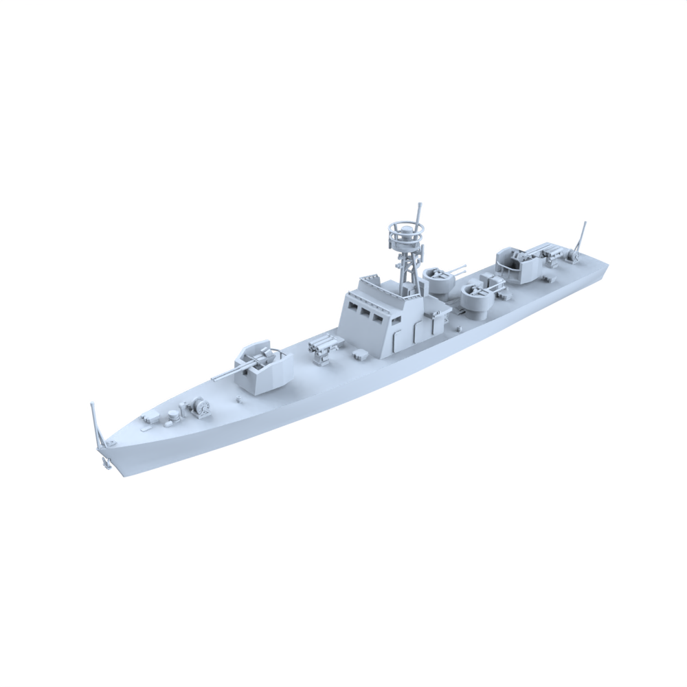 MRY-SFW SSC199 China Navy Shanghai-class Type 0111 Fast Patr – LCD 3D printed resin model kit, image 2