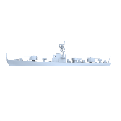 MRY-SFW SSC199 China Navy Shanghai-class Type 0111 Fast Patrol Gunboat Water Line Resin Warship Military Ship Model Hobby Collection Unassembled Unpainted
