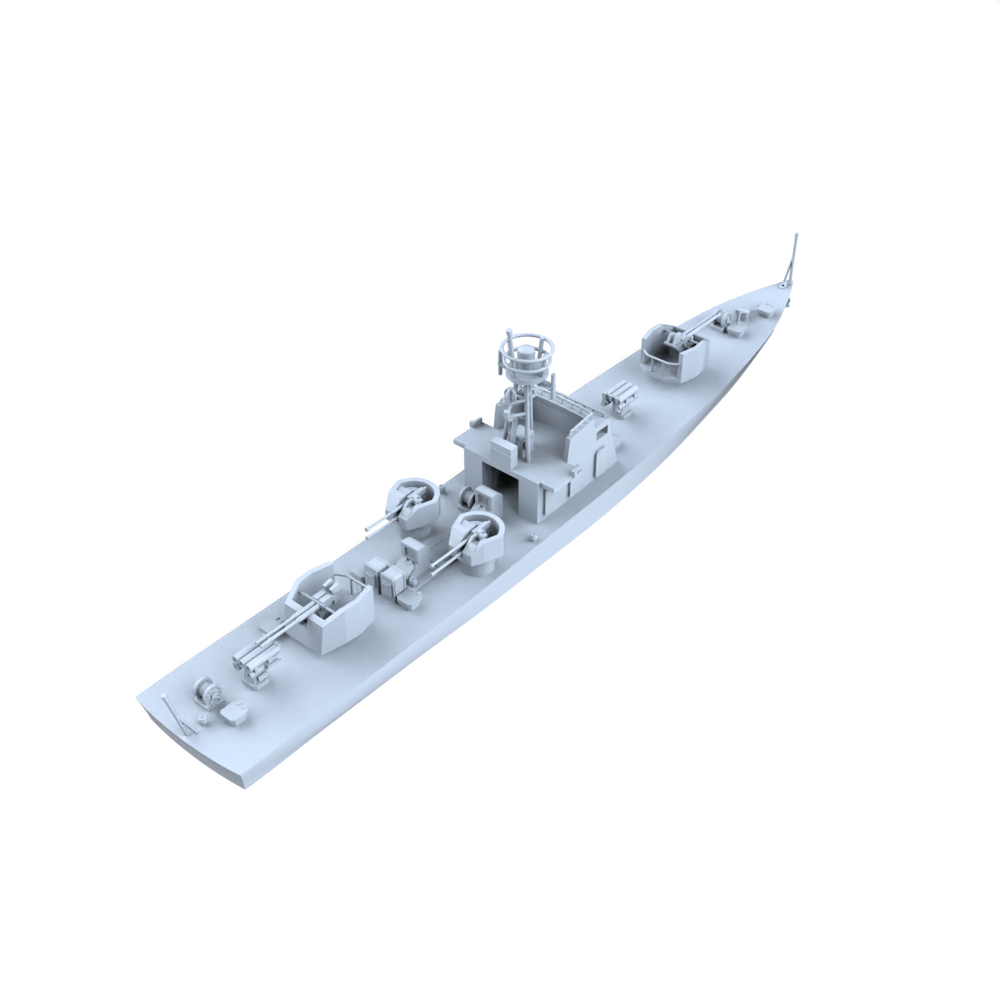 MRY-SFW SSC199 China Navy Shanghai-class Type 0111 Fast Patr – LCD 3D printed resin model kit, image 4