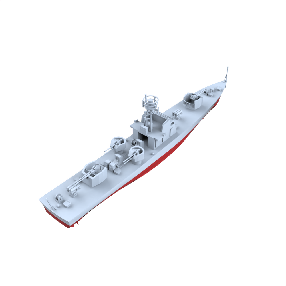 MRY-SFW SSC199S China Navy Shanghai-class Type 0111 Fast Pat – LCD 3D printed resin model kit, image 3