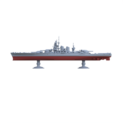 MRY-SFW SSC132S RN Littorio Class Italia Battleship Full Hull Resin Warship Military Ship Model Hobby Collection Unassembled Unpainted