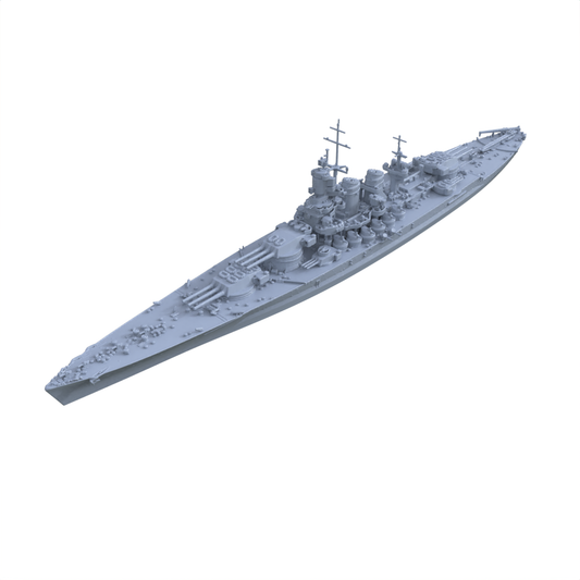 MRY-SFW SSC132 RN Littorio Class Italia Battleship Water Line Resin Warship Military Ship Model Hobby Collection Unassembled Unpainted