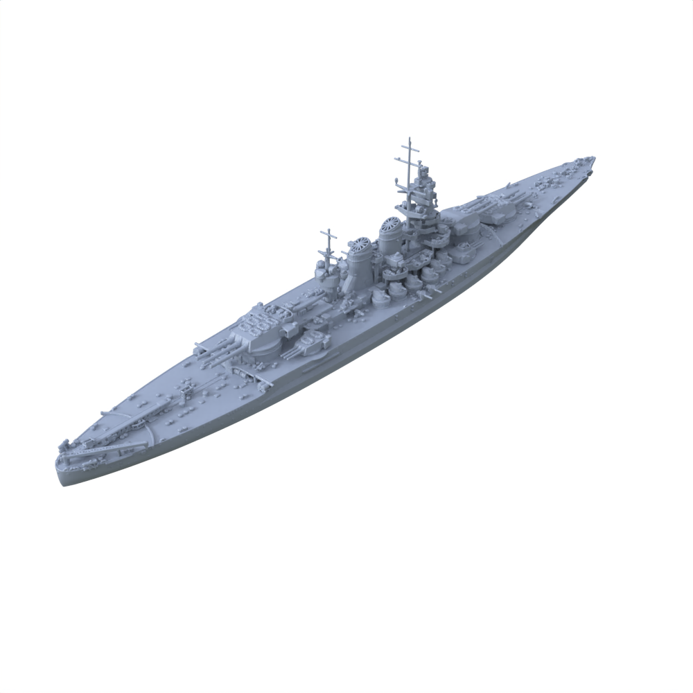MRY-SFW SSC132 RN Littorio Class Italia Battleship Water Line Resin Warship Military Ship Model Hobby Collection Unassembled Unpainted