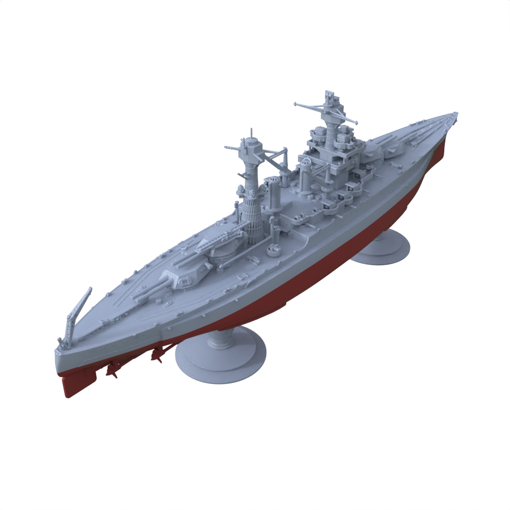 SSC134S Military Model USS Colorado Class Colorado Battleship (BB-45) Full Hull