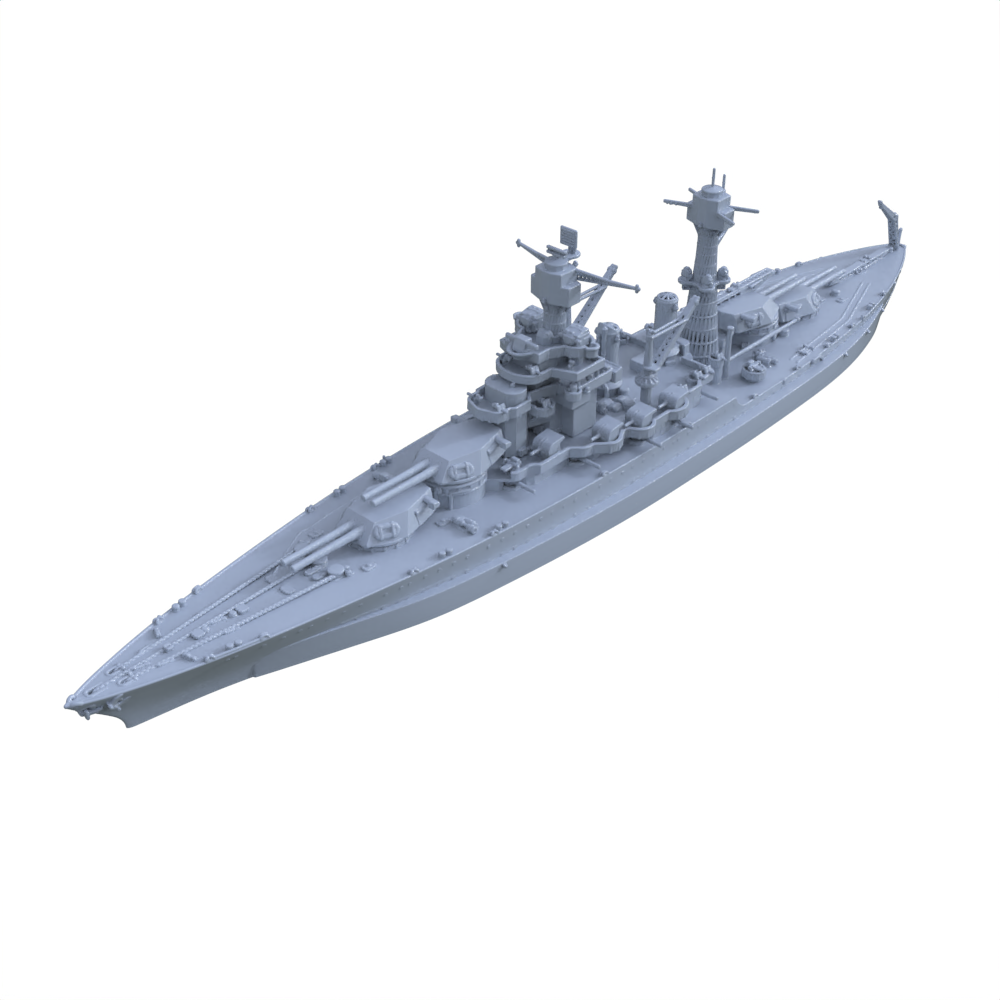 SSC134   Military Model USS Colorado Class Colorado Battleship (BB-45) Water Line