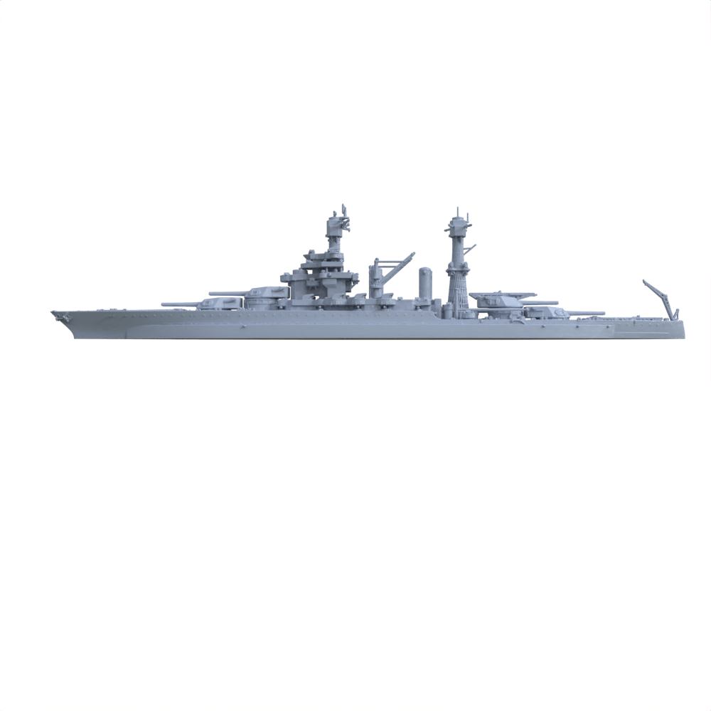 SSC134   Military Model USS Colorado Class Colorado Battleship (BB-45) Water Line