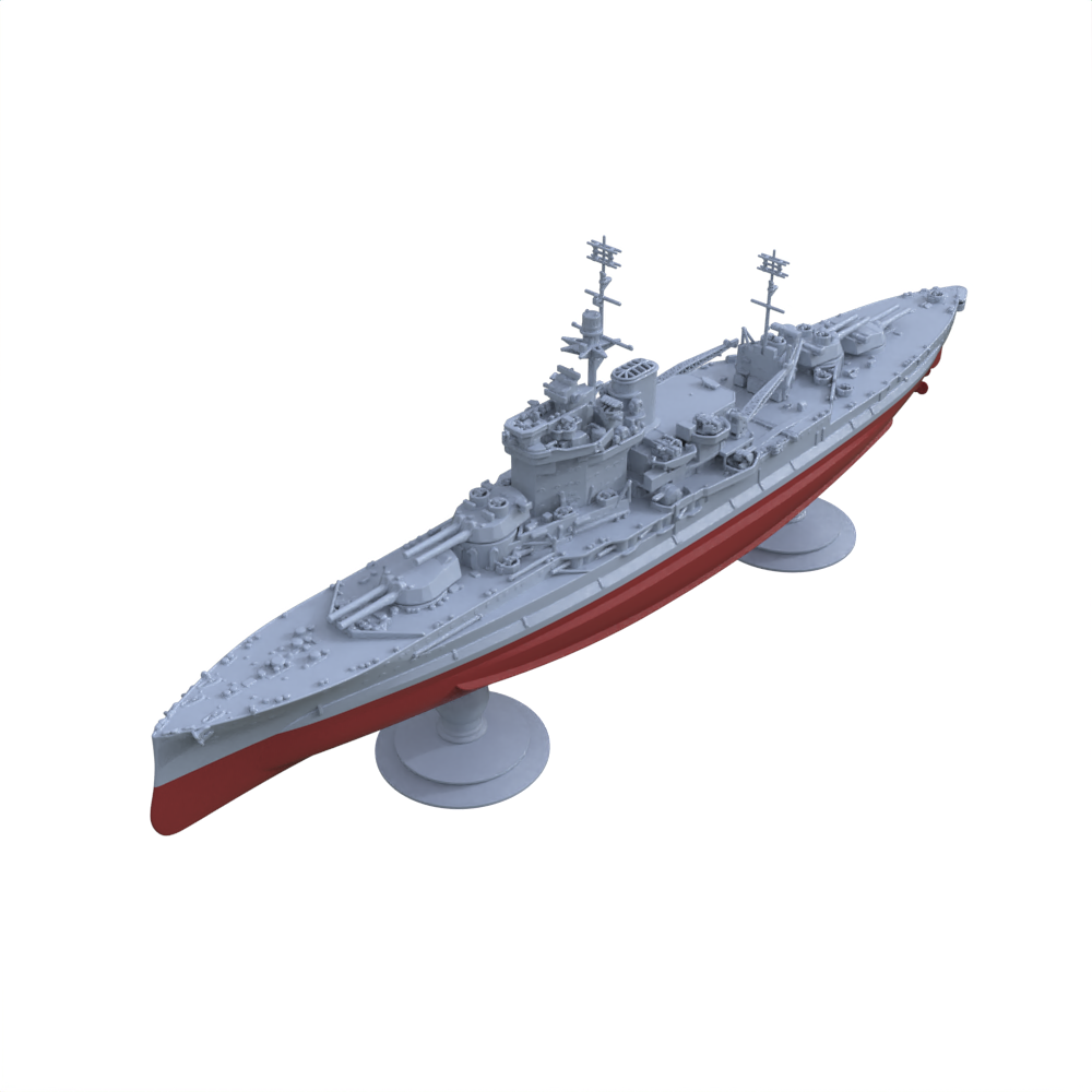 SSC137S Military Model HMS Queen Elizabeth Class Warspite Battleship (03) Full Hull
