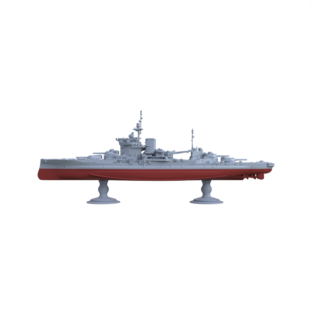 SSC137S Military Model HMS Queen Elizabeth Class Warspite Battleship (03) Full Hull