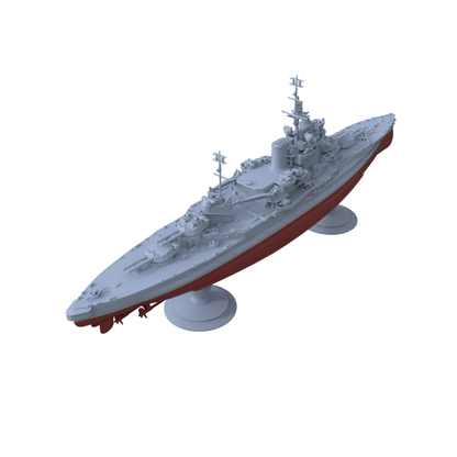 SSC137S Military Model HMS Queen Elizabeth Class Warspite Battleship (03) Full Hull
