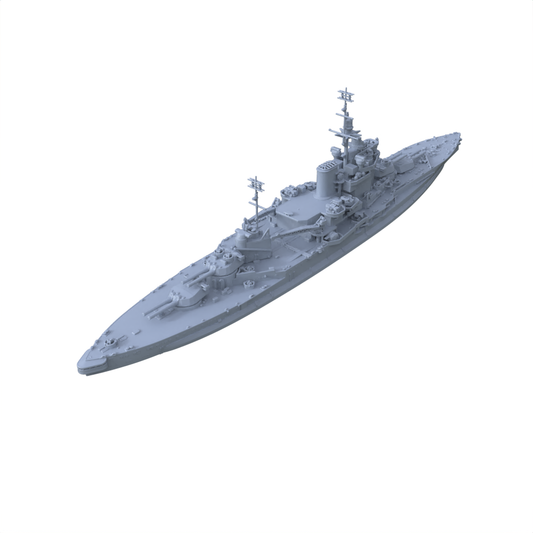 SSC137 Military Model  HMS Queen Elizabeth Class Warspite Battleship  (03) Water Line