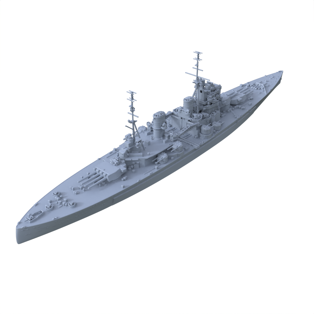SSC138 Military Model  HMS King George V Class Prince of Wales Battleship (53) Water Line